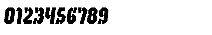 UT Sracotien Oblique Condensed Bold Font OTHER CHARS