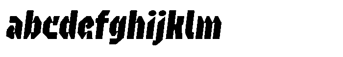 UT Sracotien Oblique Condensed Extra Bold FONT