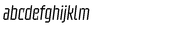 UT Sracotien Oblique Condensed Light FONT