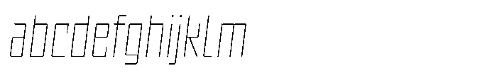 UT Sracotien Oblique Condensed Thin FONT