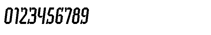 UT Sracotien Oblique Condensed Font OTHER CHARS