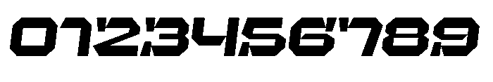 UT Sracotien Oblique Expanded Extra Bold Font OTHER CHARS
