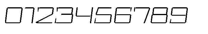 UT Sracotien Oblique Expanded Extra Light Font OTHER CHARS