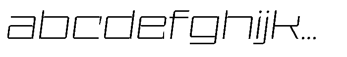 UT Sracotien Oblique Expanded Extra Light FONT
