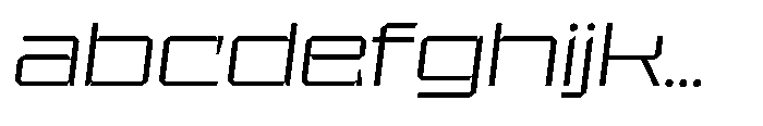 UT Sracotien Oblique Expanded Light FONT