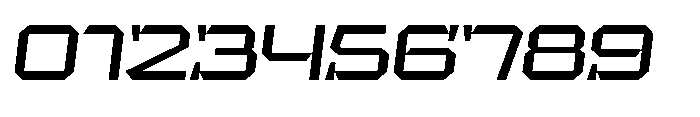 UT Sracotien Oblique Expanded Medium Font OTHER CHARS