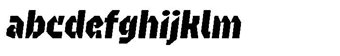UT Sracotien Oblique Extra Bold FONT