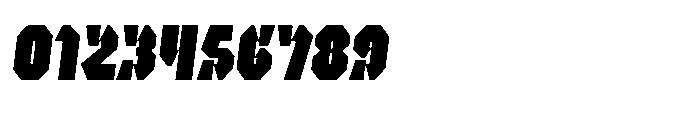 UT Sracotien Oblique Extra Condensed Black Font OTHER CHARS