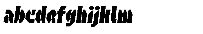 UT Sracotien Oblique Extra Condensed Black FONT