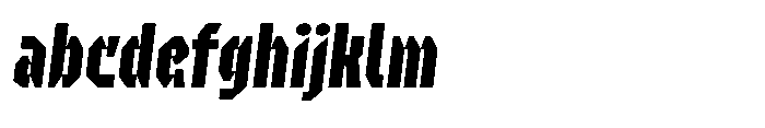 UT Sracotien Oblique Extra Condensed Bold FONT