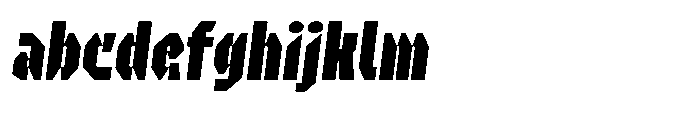 UT Sracotien Oblique Extra Condensed Extra Bold FONT