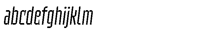 UT Sracotien Oblique Extra Condensed Light FONT