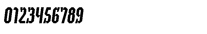 UT Sracotien Oblique Extra Condensed Medium Font OTHER CHARS