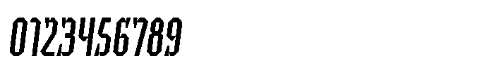 UT Sracotien Oblique Extra Condensed Font OTHER CHARS