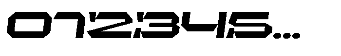 UT Sracotien Oblique Extra Expanded Extra Bold Font OTHER CHARS