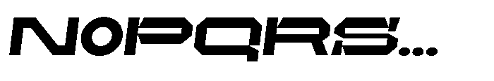 UT Sracotien Oblique Extra Expanded Extra Bold Font UPPERCASE
