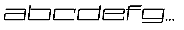 UT Sracotien Oblique Extra Expanded Light FONT