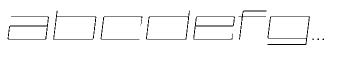 UT Sracotien Oblique Extra Expanded Thin FONT