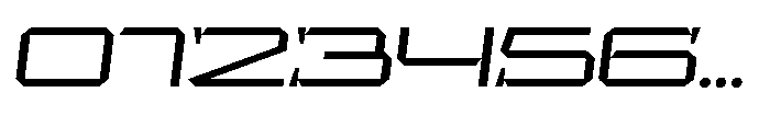 UT Sracotien Oblique Extra Expanded Font OTHER CHARS