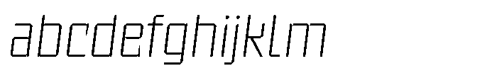 UT Sracotien Oblique Extra Light FONT