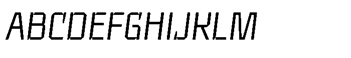 UT Sracotien Oblique Light Font UPPERCASE