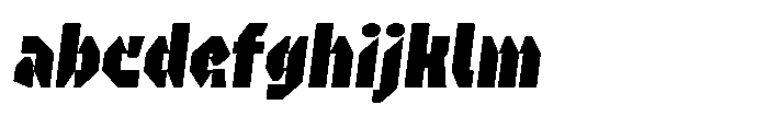 UT Sracotien Oblique Semi Condensed Black FONT