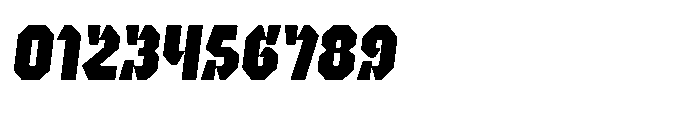 UT Sracotien Oblique Semi Condensed Extra Bold Font OTHER CHARS