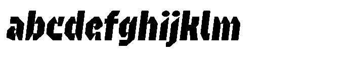 UT Sracotien Oblique Semi Condensed Extra Bold FONT