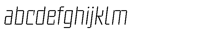 UT Sracotien Oblique Semi Condensed Extra Light FONT