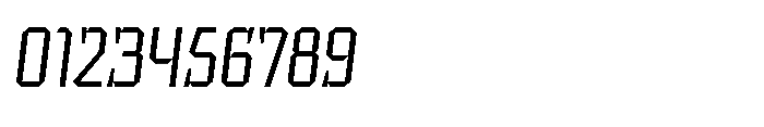 UT Sracotien Oblique Semi Condensed Light Font OTHER CHARS