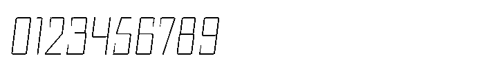 UT Sracotien Oblique Semi Condensed Thin Font OTHER CHARS