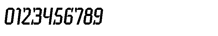 UT Sracotien Oblique Semi Condensed Font OTHER CHARS