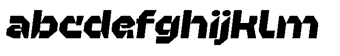 UT Sracotien Oblique Semi Expanded Black FONT