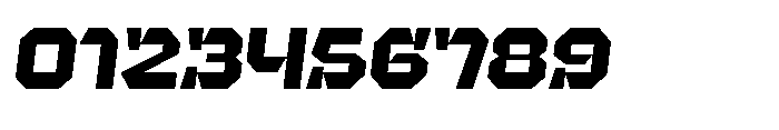 UT Sracotien Oblique Semi Expanded Extra Bold Font OTHER CHARS