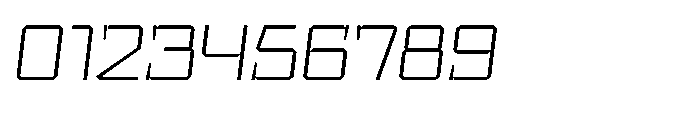 UT Sracotien Oblique Semi Expanded Extra Light Font OTHER CHARS