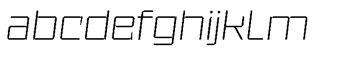 UT Sracotien Oblique Semi Expanded Extra Light FONT