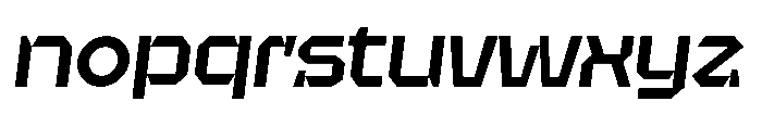 UT Sracotien Oblique Semi Expanded Semi Bold Font LOWERCASE