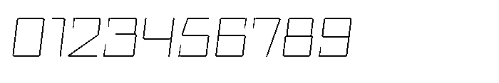 UT Sracotien Oblique Semi Expanded Thin Font OTHER CHARS