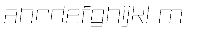 UT Sracotien Oblique Semi Expanded Thin FONT