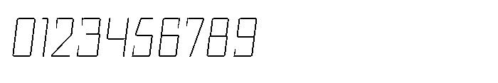 UT Sracotien Oblique Thin Font OTHER CHARS