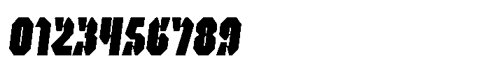 UT Sracotien Oblique Ultra Condensed Extra Bold Font OTHER CHARS