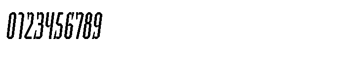 UT Sracotien Oblique Ultra Condensed Light Font OTHER CHARS