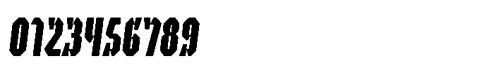 UT Sracotien Oblique Ultra Condensed Semi Bold Font OTHER CHARS