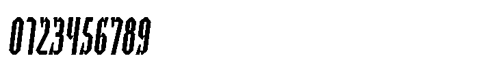 UT Sracotien Oblique Ultra Condensed Font OTHER CHARS