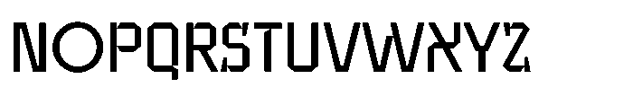UT Sracotien Regular Font UPPERCASE