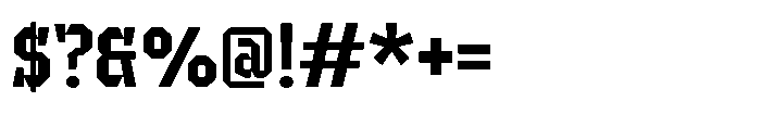 UT Sracotien Semi Bold Font OTHER CHARS