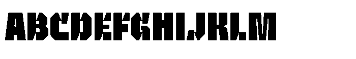 UT Sracotien Semi Condensed Black Font UPPERCASE