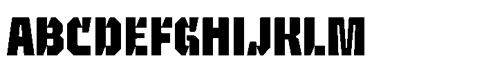 UT Sracotien Semi Condensed Extra Bold Font UPPERCASE