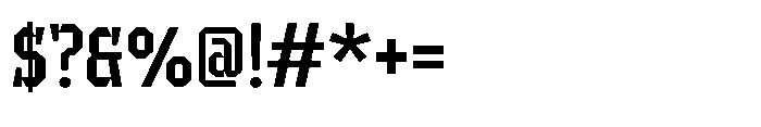 UT Sracotien Semi Condensed Medium Font OTHER CHARS