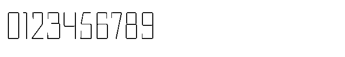 UT Sracotien Semi Condensed Thin Font OTHER CHARS